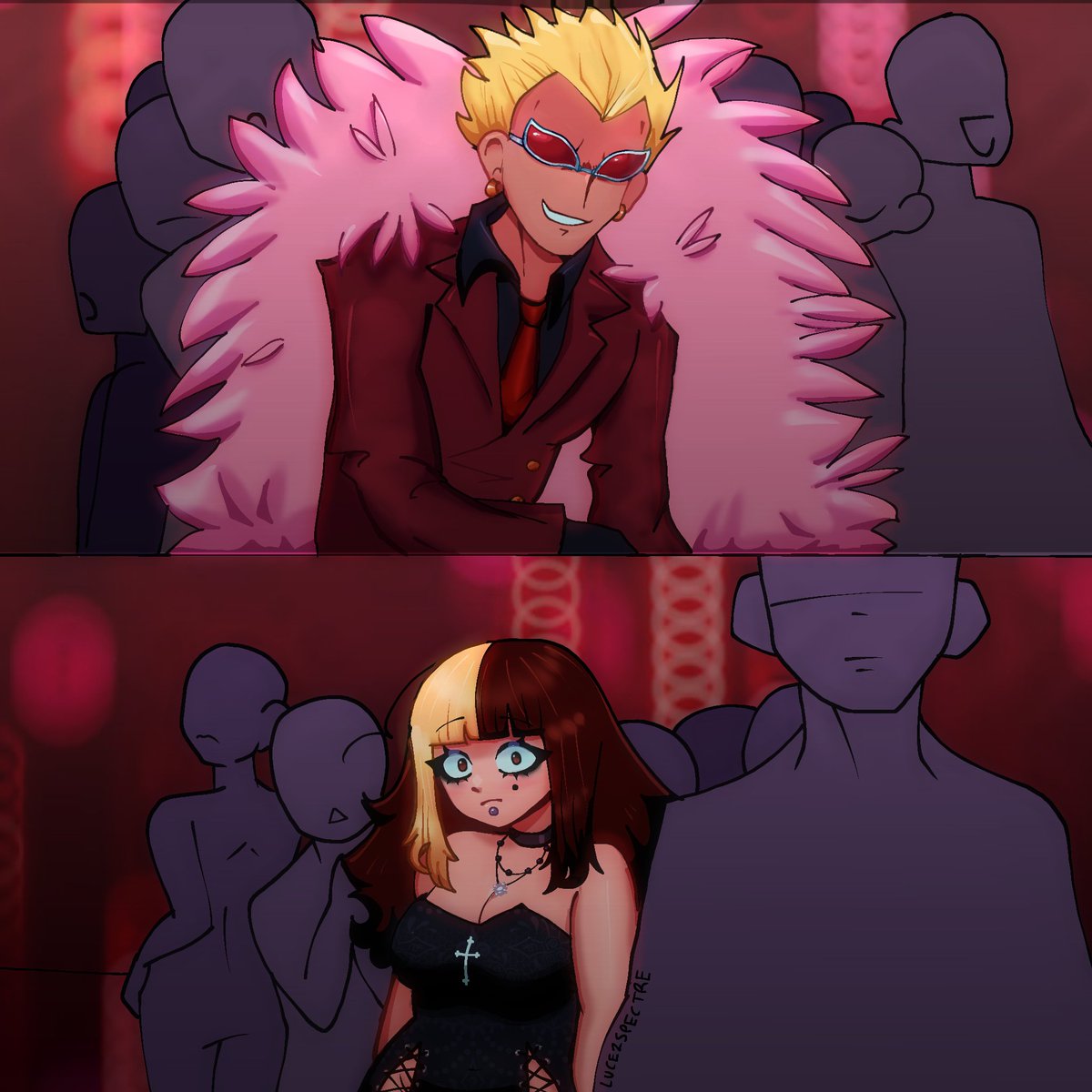 SPEXTRES_W0RLD's tweet photo. Day 2 - Exchanging Looks In A Crowd [reupload]
#ElisYumetober2026 https://t.co/JpCrcTthgi