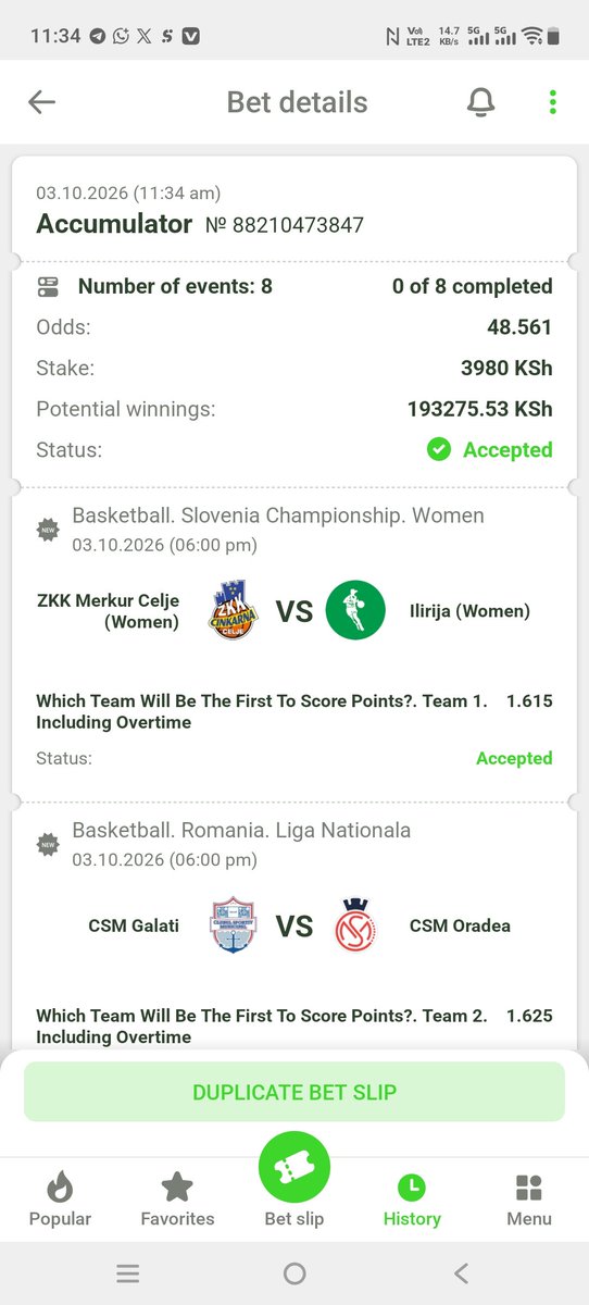 2Odds_ke's tweet photo. Booking code:FDMUX
Basketball 🏀🏀🏀 
48 odds🔥
🎯 Promo Code: ELLAH3
📲 Create your FANSPORT👉https://t.co/XaOgooBXWw
 account and start playing.

💰 Bigger odds. Bigger potential wins.
⚠️ Bet responsibly. Only bet what you can afford to lose.

#FANSPORT #ELLAH3 #Bettingkenya https://t.co/iqxfJX1QQF