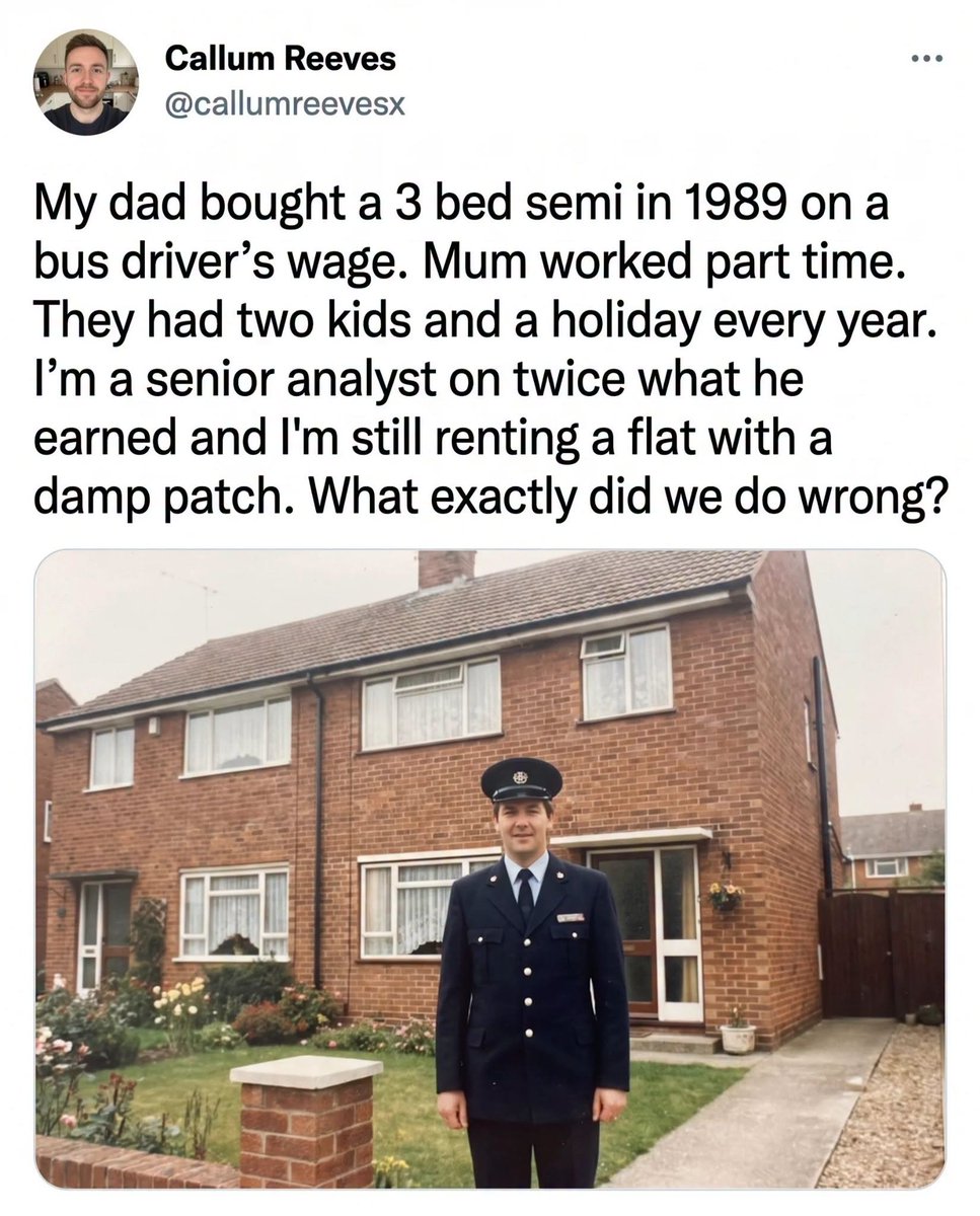 Robbie_Reasons's tweet photo. What exactly did we do wrong?

We reduced supply by increasing demand. It is not a housing crisis it is an immigration crisis. https://t.co/z6QufXwop3