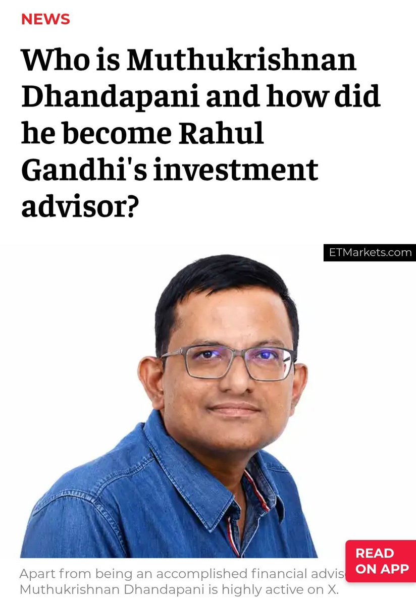 TheChronology__'s tweet photo. Art of Deception 

Propaganda: A prominent investor said that difficult time is coming for Indian economy 

Truth: That 'prominent investor' is Rahul Gandhi's personal advisor 🤣🤣 https://t.co/jLZNrHLQZM