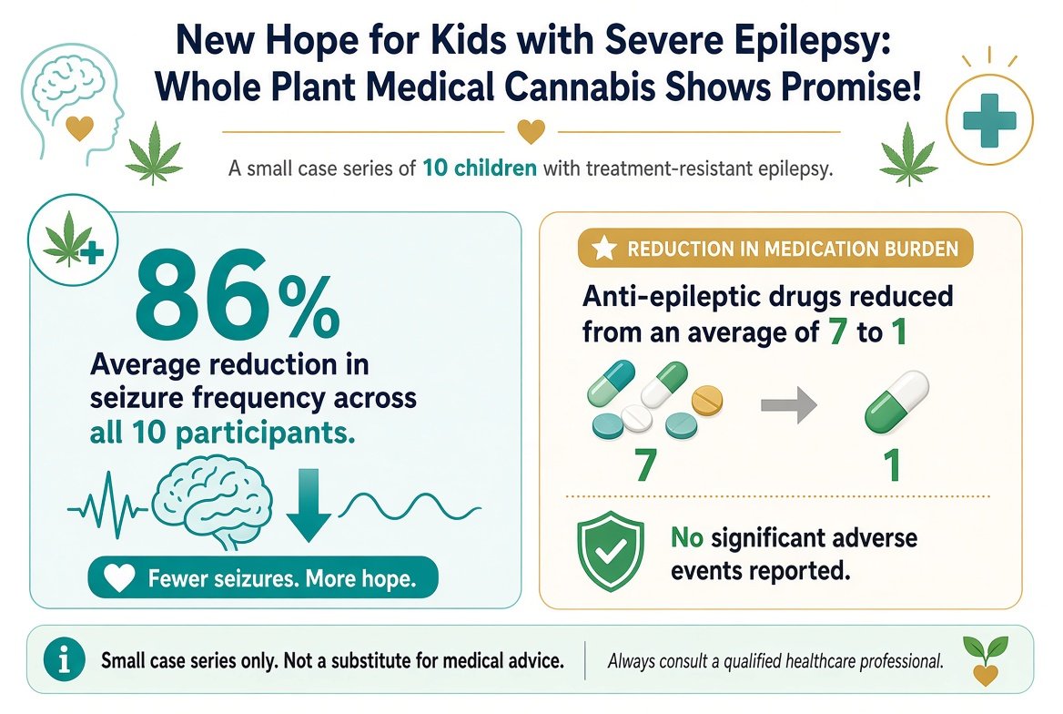 marclanders's tweet photo. New Hope for Kids with Severe Epilepsy: Whole Plant Medical Cannabis Shows Promise!

"Results - Seizure frequency across all 10 participants reduced by 86% with no significant adverse events. Participants reduced use of anti epileptic drugs from an average of seven to one following treatment with medical cannabis."
https://t.co/A2Ex1fJNmE