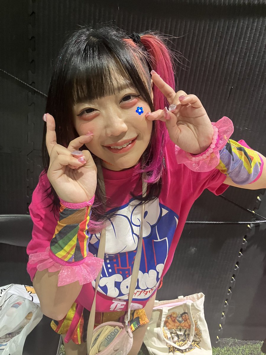 yuuichi116's tweet photo. 桃花さんの楽しいプロレスのファンです！
さいとうさんをマリゴのリングで見たいと伝えるのを忘れた！
#花園桃花
#UPTOWN
#pw_mg https://t.co/jTuexkExqC