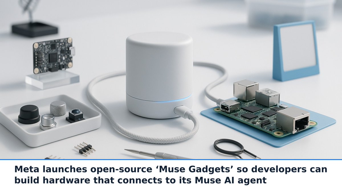 TansuYegen's tweet photo. Open sourcing the hardware layer feels less like generosity and more like a distribution grab. If Muse runs on a Raspberry Pi or ESP32 with sensors and buttons, it becomes a physical interface, not just an app. Giving away 5,000 Home Links is smart bait, but it also tightens Meta’s grip on the user relationship.