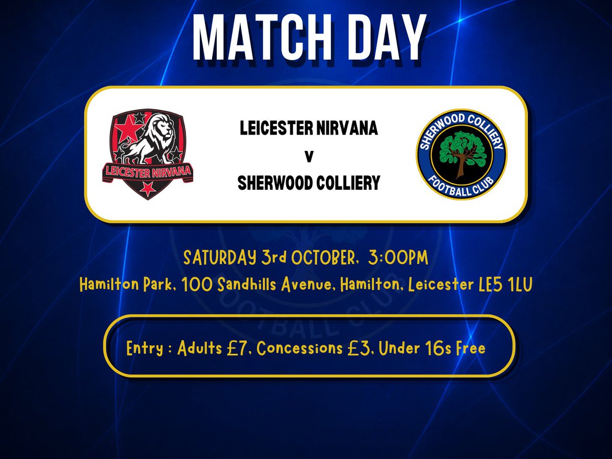 SCFC_08's tweet photo. It's MATCH DAY, as we travel to face @LeicNirvana 🌳💙🖤 https://t.co/w6Gh67c9us