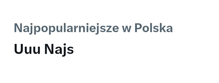 gowonvlogs's tweet photo. Moja PRZYJACIÓŁKA na wiadomość że Uuu Najs trenduje w Polsce odpisała mi 
Uuu Najs
No nie zesraj się z tej ekscytacji czasami XDDD https://t.co/TTlYuzVQ1g