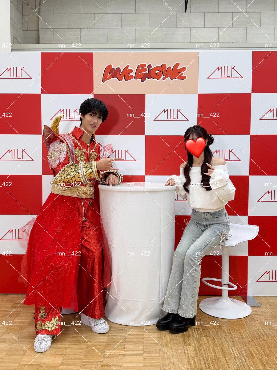 shun__mn's tweet photo. M!LK LOVE ENG!NE 2SHOT 撮影会

顔小さくて目きゅるきゅるでかっこ��かった😭❤

#MILK #曽野舜太 #ツーショ https://t.co/w3Tar8EMWq