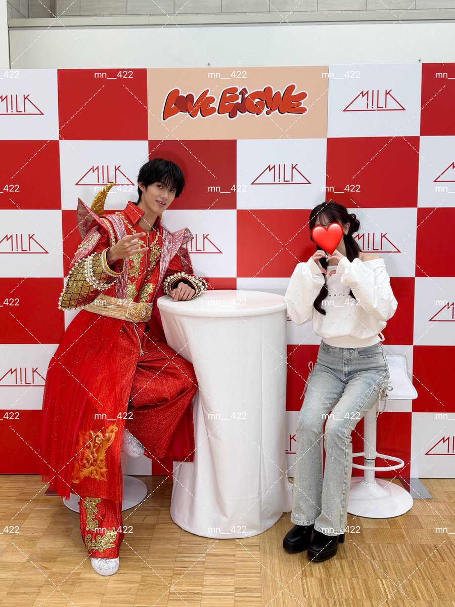shun__mn's tweet photo. M!LK LOVE ENG!NE 2SHOT 撮影会

顔小さくて目きゅるきゅるでかっこ��かった😭❤

#MILK #曽野舜太 #ツーショ https://t.co/w3Tar8EMWq