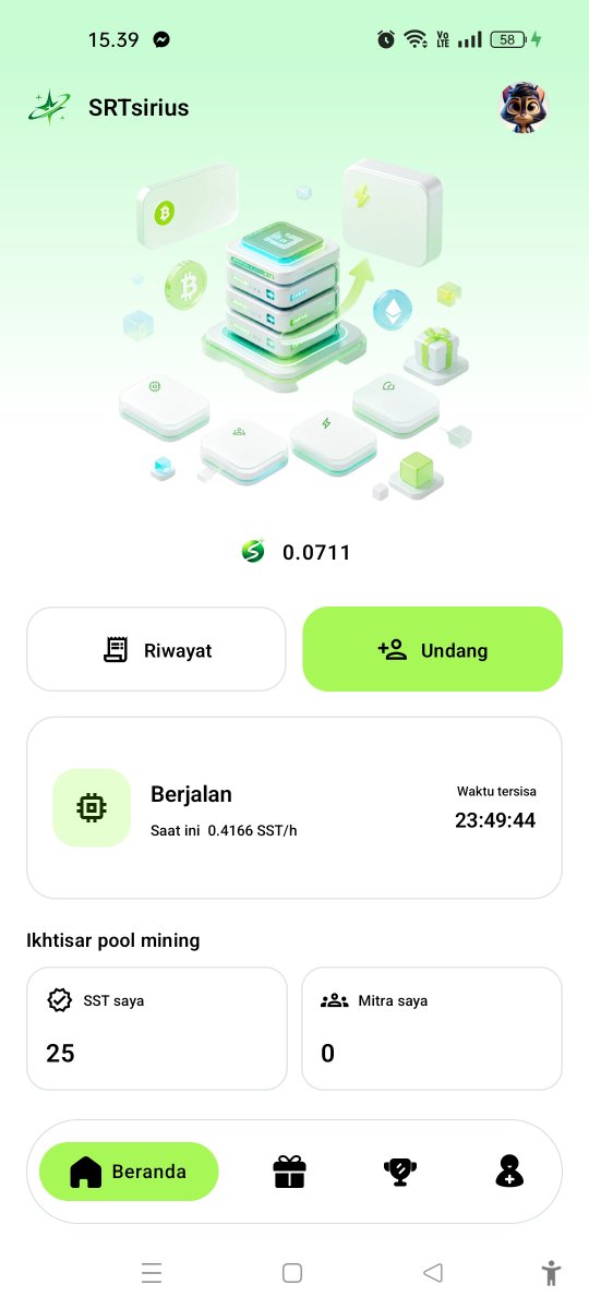 lucasmilan021's tweet photo. Airdrop Baru: Sirius Network
➡️ Unduh Aplikasi: https://t.co/NeyMCIgdeB
➖ Masukkan kode undangan: wptX6E
➖ Ketuk setiap hari untuk mulai menambang
➖Selesai
Situs Resmi: https://t.co/NeyMCIgdeB
X Resmi: @Sirius_SRT
#airdrop #mining
#siriusnetwork
#siriusnetwork https://t.co/3JzDVPso3i