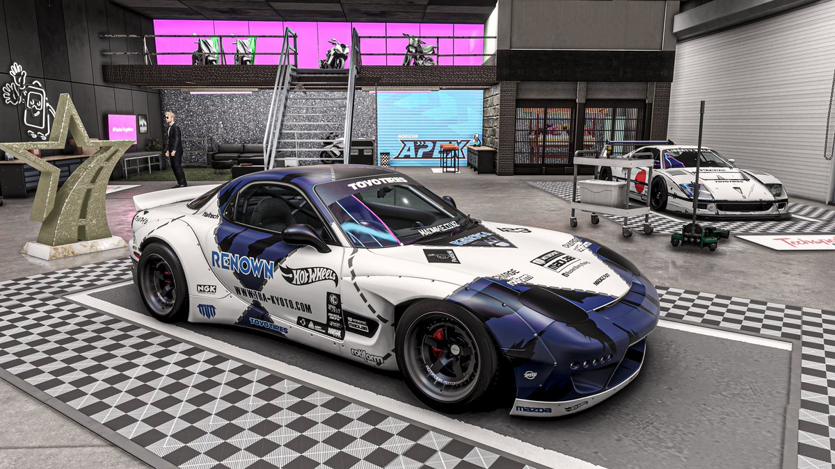 RobzGTi's tweet photo. @ForzaHorizon 6

New semi replica (Mad Mike 787D) livery shared and available for download:

1992 Mazda RX-7 Type-R

Share Code: 267 761 977

Follow me in game to keep up to date with more liveries. Thanks for looking

GT: RobzGTi

#forzahorizon6 #forzalivery #ptg #madmike #rx7 https://t.co/kZWQBlar0M