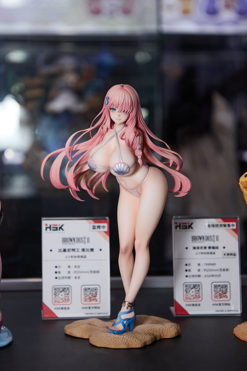 Hobbysakura's tweet photo. ✨HSK出展情報✨
Wonder Festival 2026 上海にて、
『ブラウンダスト2』より

◤ビキニエージェント シルヴィア◢
1/7スケールフィギュアの彩色見本を展示いたします！

▼会場情報▼
📍上海新国際博覧センター
 Hobby Sakuraブース【W5-A18】
📅2026年10月3日（土）〜4日（日）

お越しの際は、ぜひお立ち寄りください✨

#WF2026上海 #HobbySakura #ブラウンダスト2