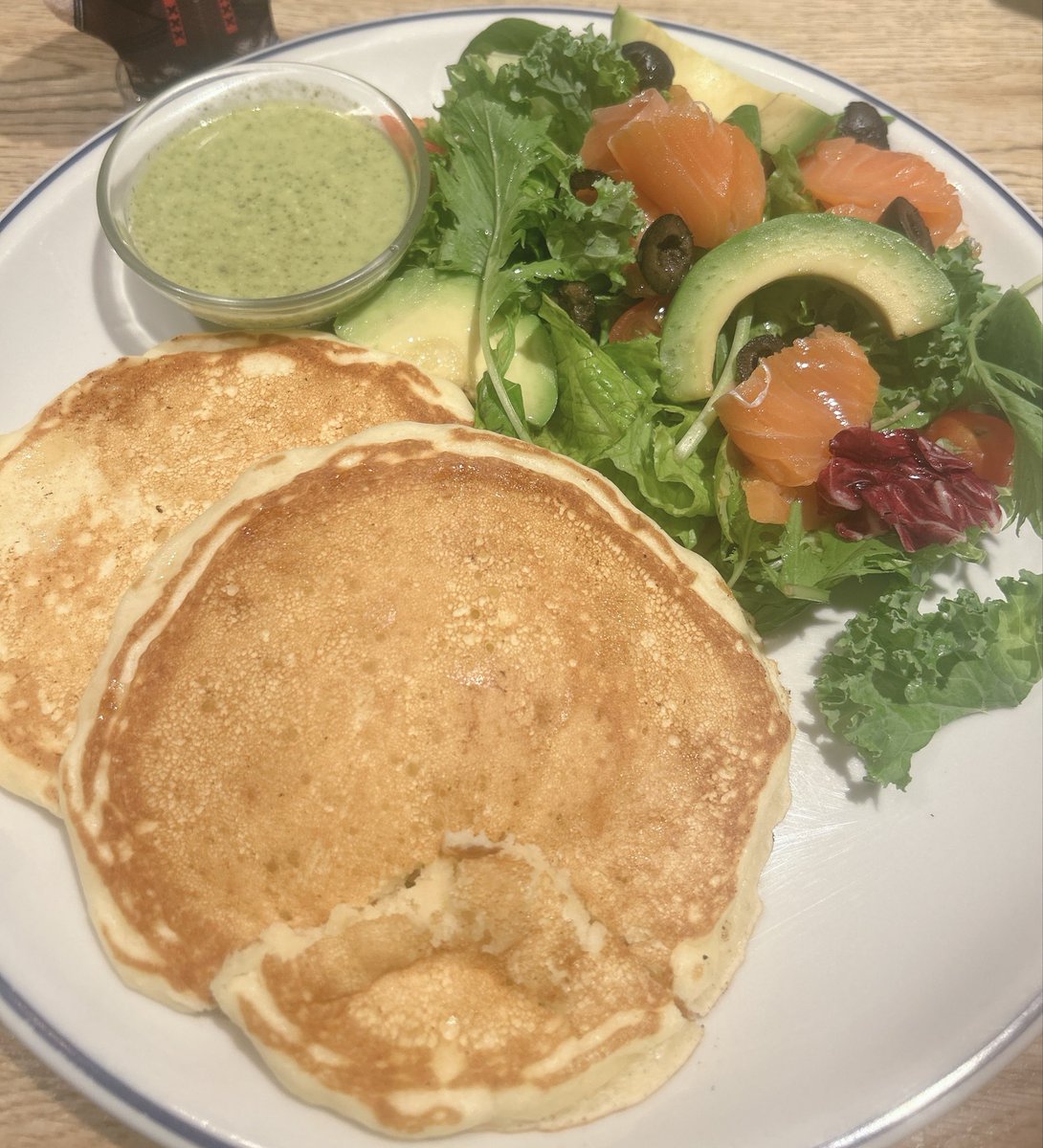 panke_ki0803's tweet photo. 英検終わったご褒美！！！
パンケーキ美味しすぎる🥹🫶🏻️ https://t.co/bkf0BqUrZ6