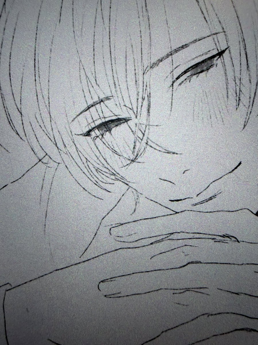 877631O89's tweet photo. 髪がかかる目も毎回一旦描いてるから、消す前にもったいなくて撮る写真がたまってる https://t.co/lWD7dSkIQO