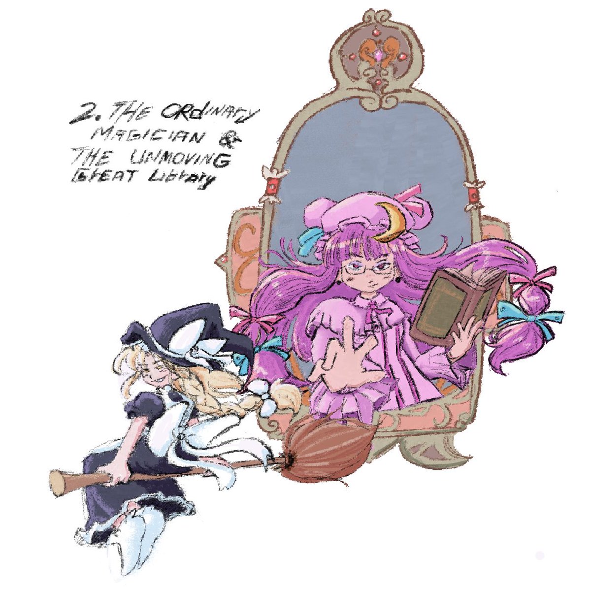 vichiwitch's tweet photo. Day 2.- The Ordinary Magician and The Unmoving Great Library.

#東方Project https://t.co/Izu0pIQksn