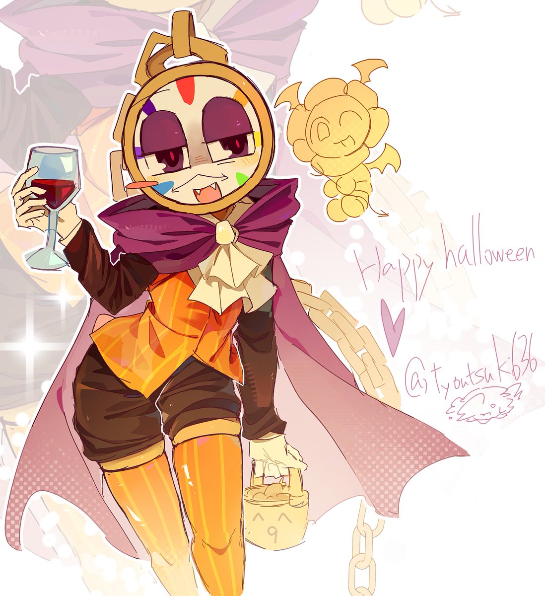 tyoutsuki636's tweet photo. 我画了！万圣节快乐喔
#dandysworldfanart #dyletimesly #dandysworldhalloween https://t.co/euFxcH4opt