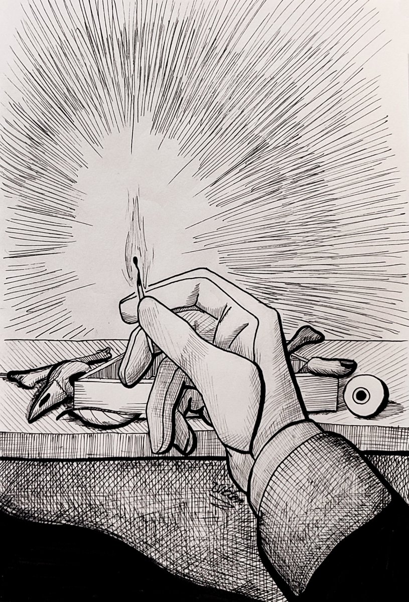 VIKTOR971344's tweet photo. Day II

Matches × Relics

#laketober2026 #ServantOfTheLake #inktober2026 #inktober #rustylake https://t.co/Yu3DXY0jfi