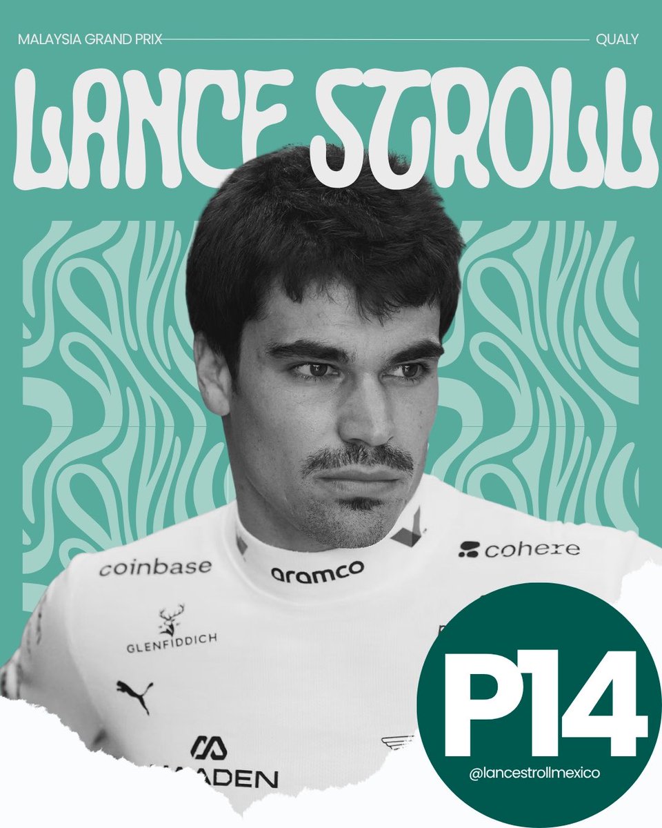 lancestrollmx_'s tweet photo. For the first time this year, we made it into Q2! 🥹💚 tomorrow, Lance will start from P14!!!
-
Por primera vez en el año, ¡pasamos a Q2! 🥹💚mañana, Lance saldrá  desde la P14!! https://t.co/XOaBsCzx74