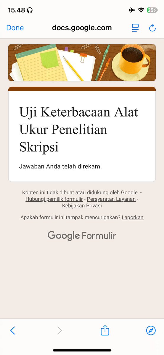 arelmakeu's tweet photo. @nuFsienqla_ hi kak, done yaa. Terimakasii sudah mau bantu isi kuesioner aku 🫰🏻 https://t.co/B9chMCJaof