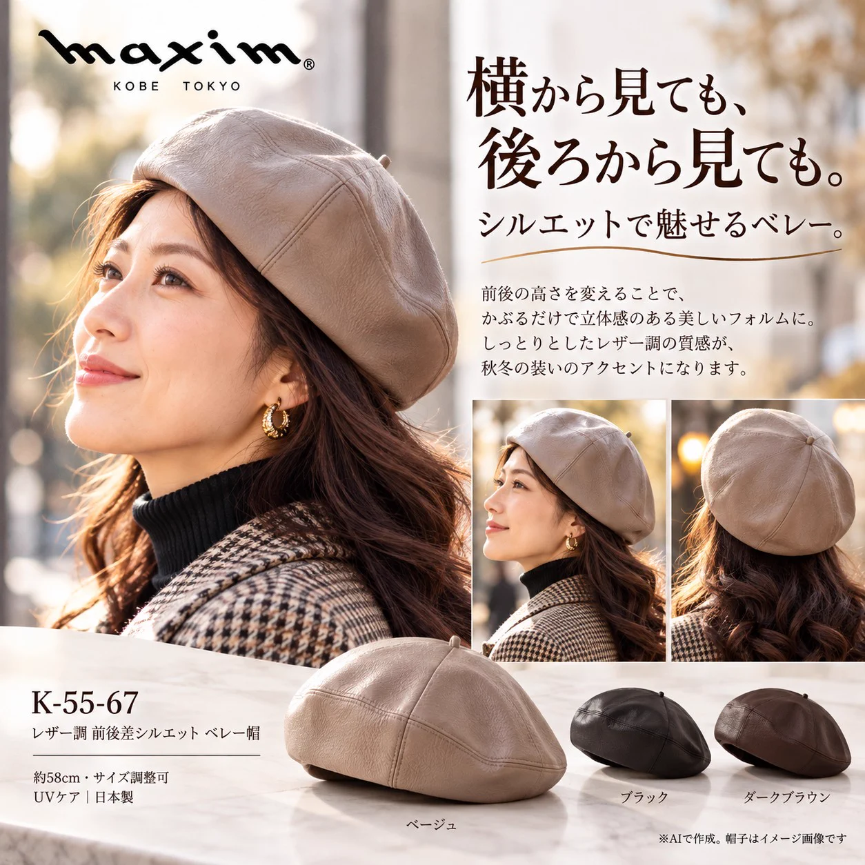 マキシン（MAXIM）【公式】神戸の老舗帽子ブランド since1940 on X