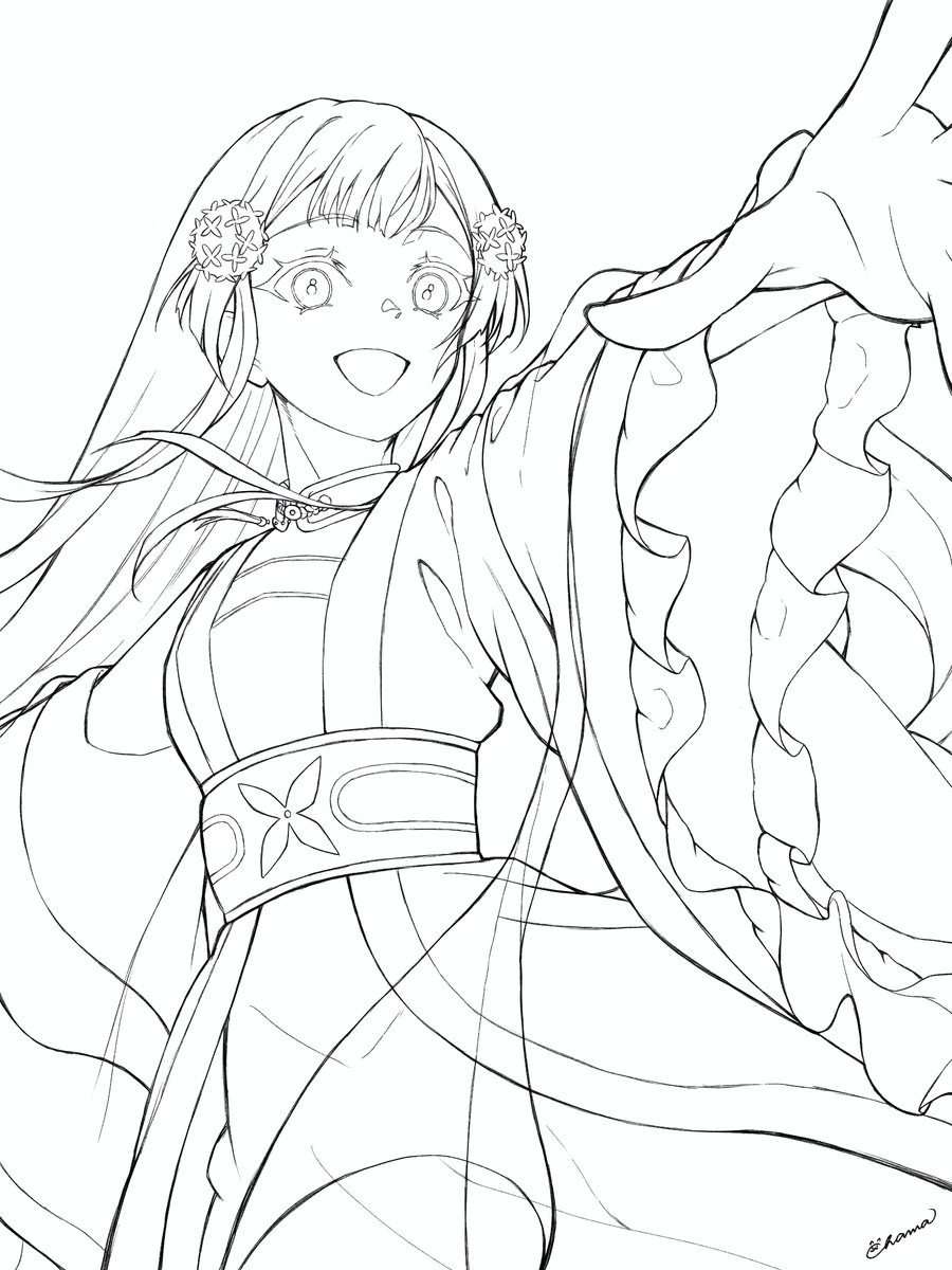 chamamama__03's tweet photo. 下書き→線画→完成

#ふつつかな悪女ではございますが  #黄玲琳 #朱慧月 https://t.co/t4BAv5Ooe6