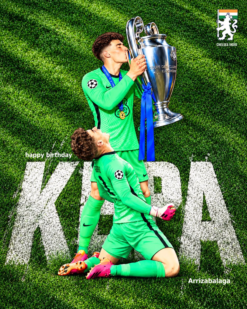 ChelseaIndia's tweet photo. Happy Birthday, @kepa_46 ! π
#CFC #ChelseaFCOSC #ChelseaIndia #IndiasBlueArmy https://t.co/cN1y2ARG5K