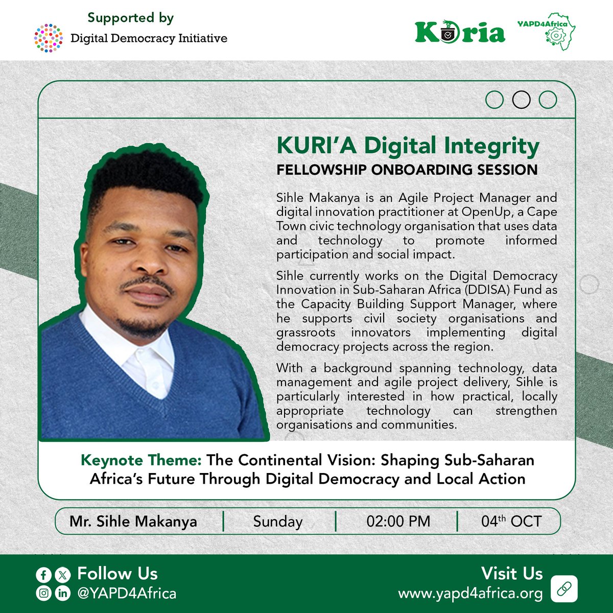 kurianaija's tweet photo. Together with our partner, we are hosting a welcome onboarding session for 30 dedicated Kuri'a champions representing 16 LGAs of Kaduna State.
Stay tuned for more updates, we will be unveiling their faces soon!
#KuriaAIMonitor #KuriaNaija #EducateEveryVoter https://t.co/sgJm5TrXeI
