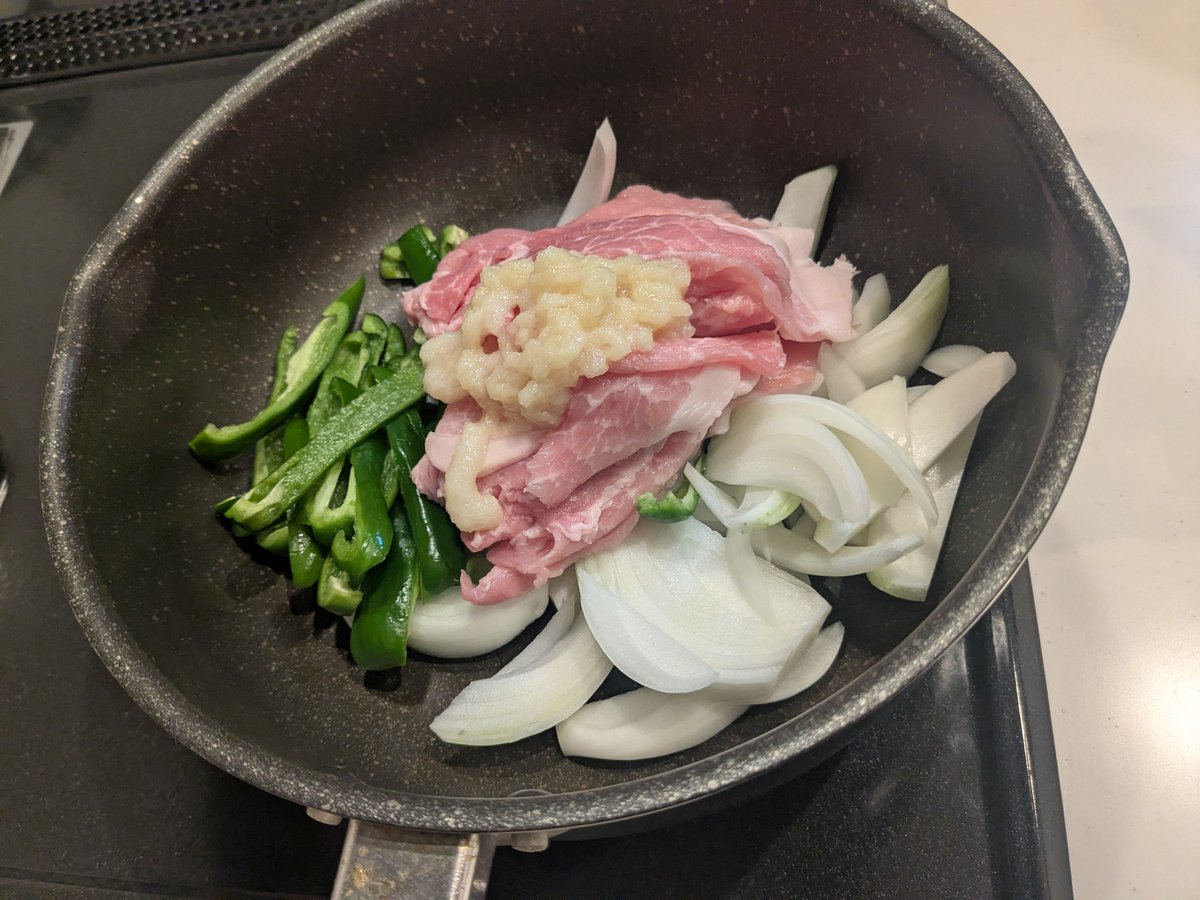 saido_nv's tweet photo. 雑しょうが焼きで優勝して新米なくなった https://t.co/Yr8OicF7rk