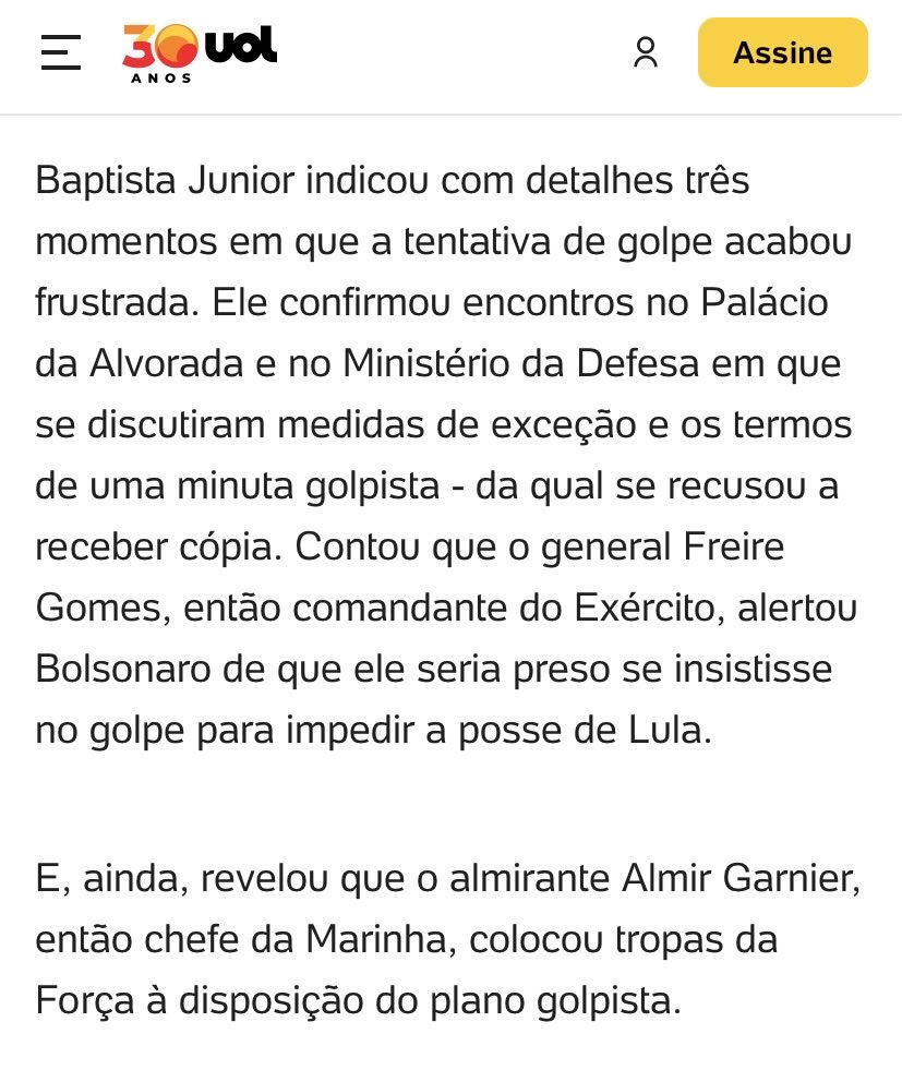 MagnoRosania's tweet photo. @nikolas_dm @Jakelyneloiola_ Vocês que tem fama de apoiar um presidente que depois tentou golpe https://t.co/xirTNOeiiT