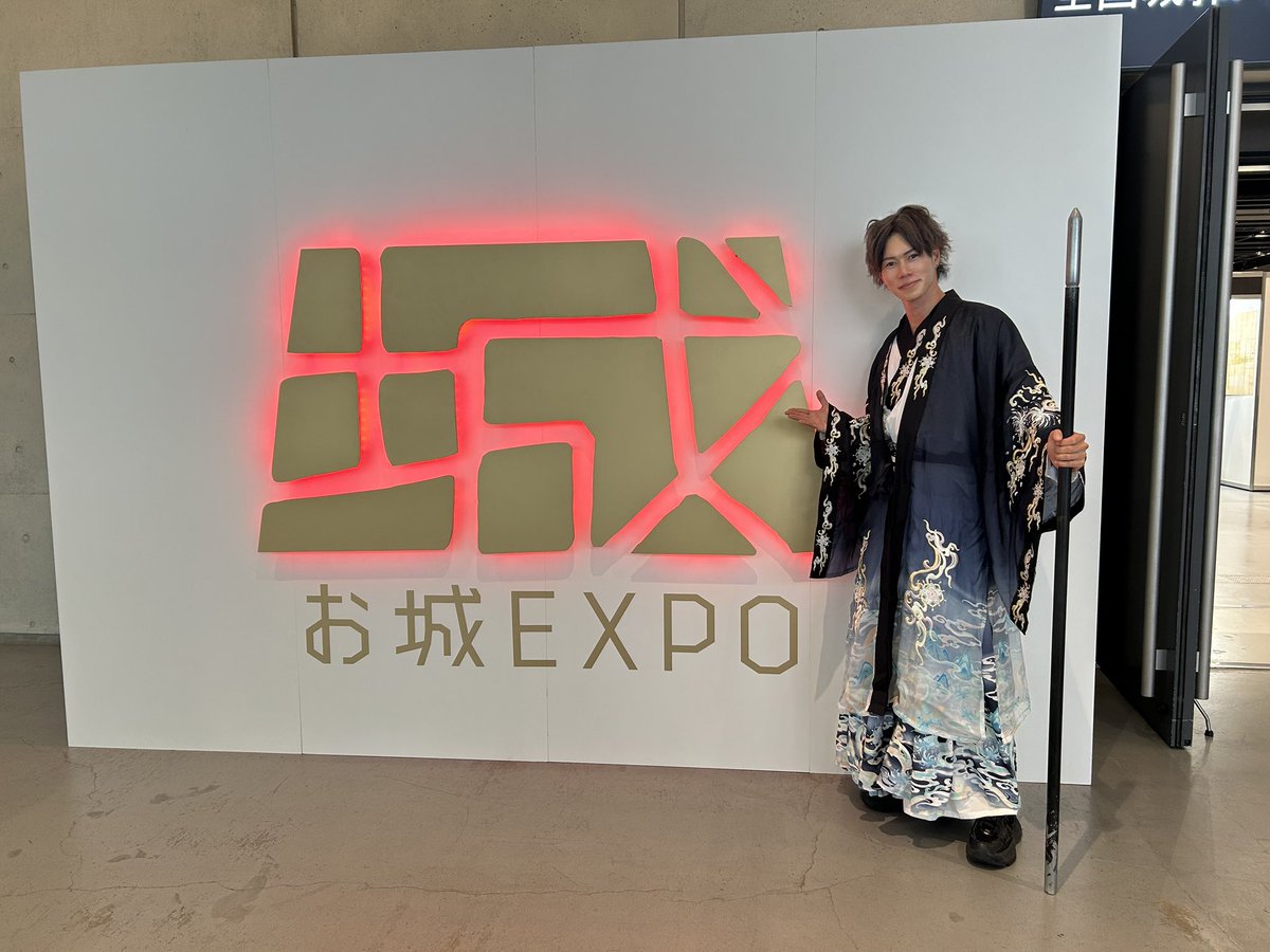 Shirobito_jp's tweet photo. 明日10月4日は、傍島将大さんのステージが2つあります！
1115〜「傍島将大と攻める熊本の城」
1245〜は、諸星天音さんとの「清正公（傍島将大）vs戦国プリンセス博士・天音ちゃん！「戦国最強トークバトル」

お楽しみに！
#お城EXPOin熊本 https://t.co/2eYvAGaC6L