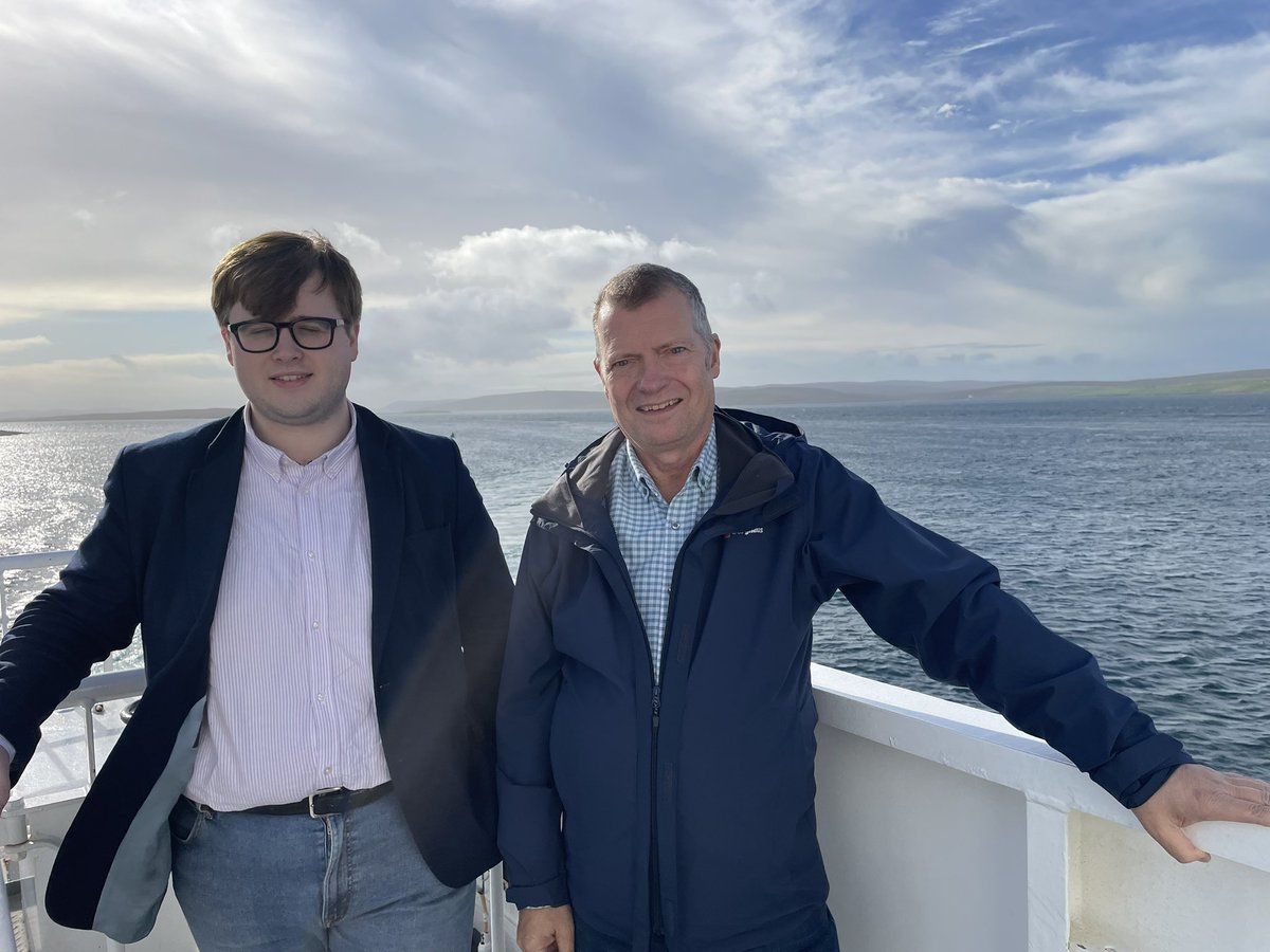 GrahamSMSP's tweet photo. It was great to visit @LerwickPort during a fact-finding visit to Shetland with @Max4Moray where we found out lots about ferries, planes, energy etc. Very useful for my work with the @SP_TransportCom https://t.co/UY7LZoop43