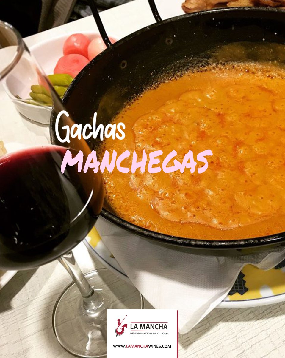 LaMancha_Wines's tweet photo. Gachas manchegas is a traditional dish cooked with flour made from the grass peas. Accompaniments for the dish vary throughout La Mancha. It was generally consumed during the cold winter months

#DOLaMancha #Wine #LaMancha #Wines #Spain #WinesFromSpain #Food

Drink responsibly... https://t.co/nDoZWZaSwj