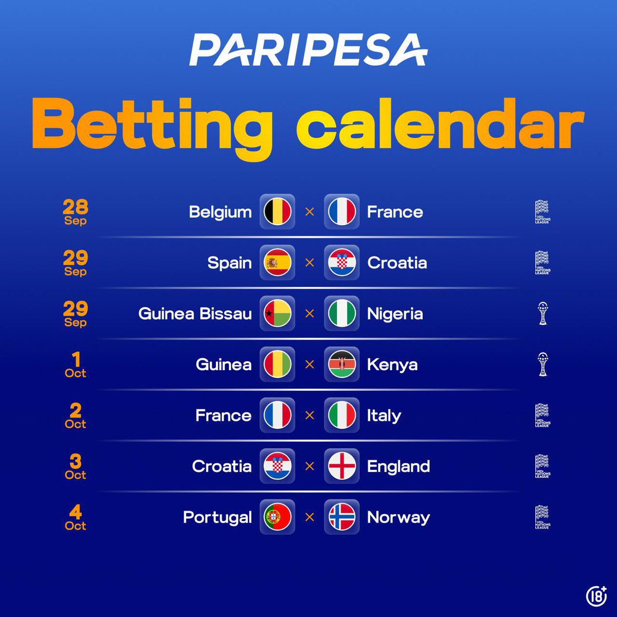 MrBeeSZN10's tweet photo. PARIPESA TODAY SELECTION  💪🏾⏩️

CODE : 2Z5UX  XT5UX

Register Here 👇👇👇
https://t.co/R5l67jAI53

Use promo code MILYPESA to receive your welcome bonus up to N230,000 https://t.co/7qlUhuh25H