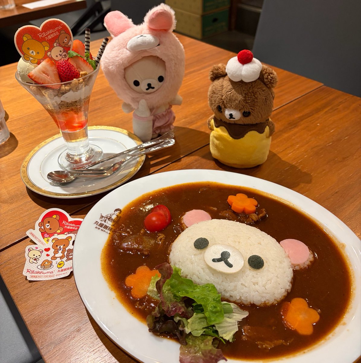 _zzZ___o's tweet photo. リラックマコラボ中の丸福珈琲店へ☕️♡
旦那、コリのハヤシライスをいつのまにかこぐまちゃんに変化させてた、、😯笑
トーストもおいしくて幸せ空間だった͈ᴖ ̫ᴖ ͈ https://t.co/8aaKDSeDTU