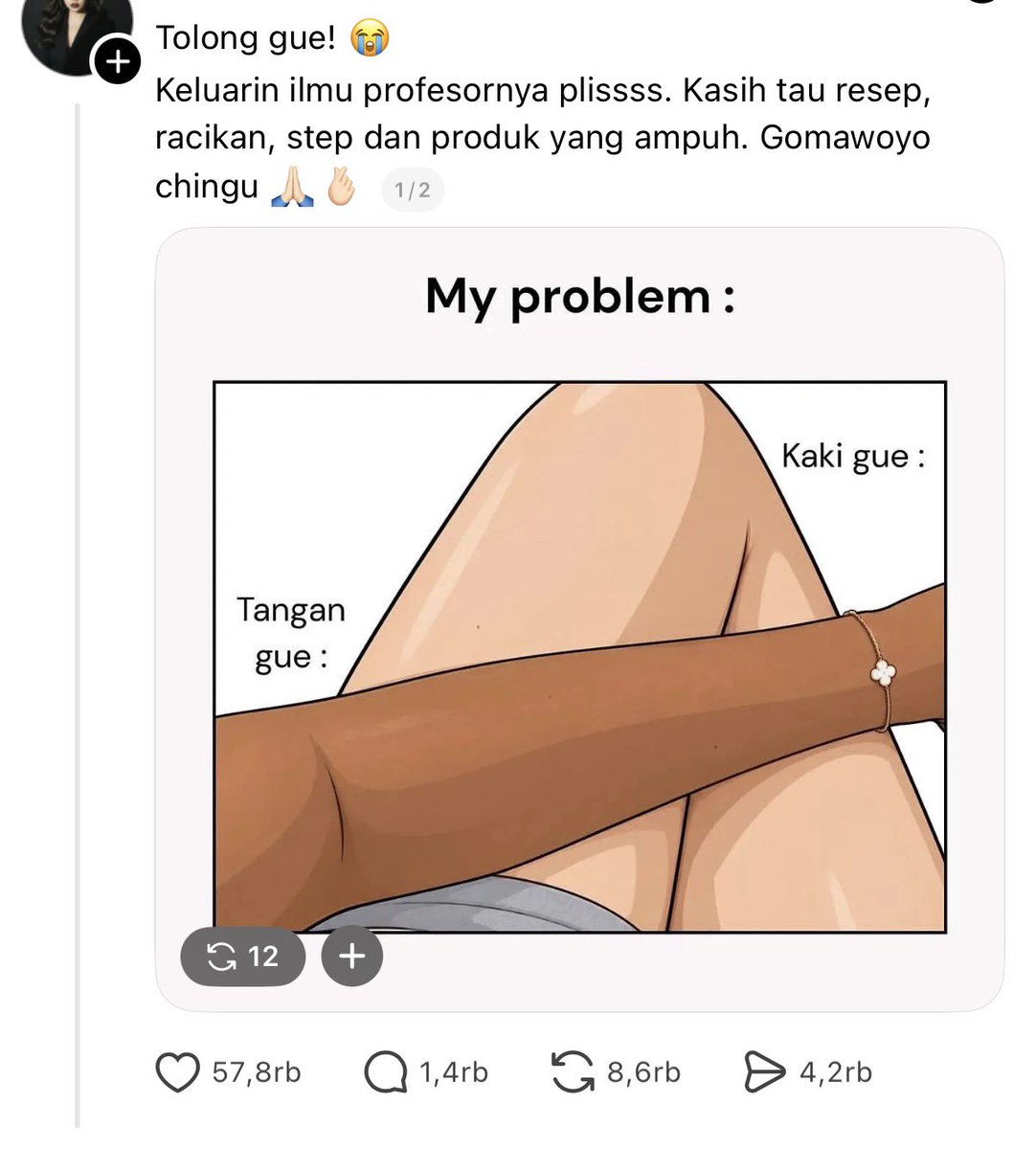 xaxaaadm's tweet photo. @mycsza Kemaren di threads ada yg ngetrit ini juga, dan ini jawaban yg paling amat sangat relate dan sudah terbukti ampuhnya https://t.co/IQjx5mTfSx