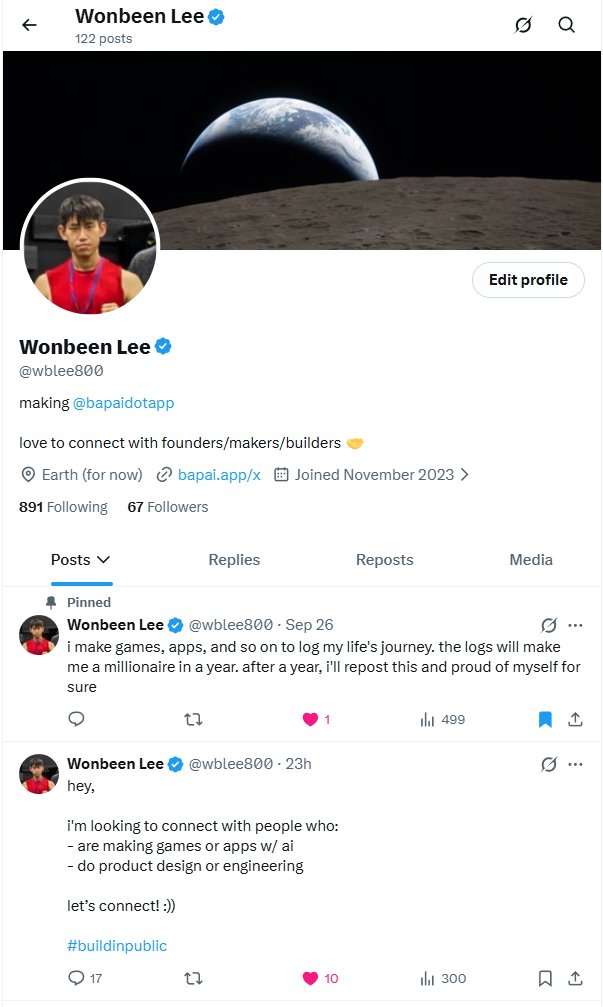 wblee800's tweet photo. i reached ⁶🤷‍♂️⁷ followers!
who want to break this number? https://t.co/CxIDj2qsua