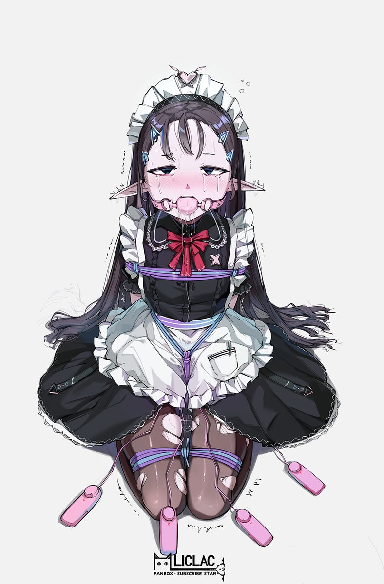 LiclacL's tweet photo. (NSFW/R18) Elf Maid・エルフメイド

#拘束 #BDSM #Bondage #Maid #メイド https://t.co/LFOayPsQlJ