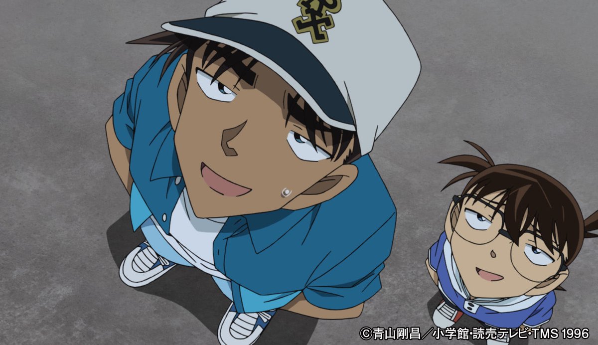 conan_file's tweet photo. 小五郎のおじさんと平次兄ちゃんがモデルになった舞台の初日、「告白絶景ポイント」の場所を聞いた平次兄ちゃんは何かを決意したみたい。
ところが、出演者の一人が突然転落死して、そのポーズがあやつり人形みたいで…
さらに新たな被害者も妙なポーズで見つかって、この不審死にこの舞台は呪われてるんだって言う出演者も出てきたんだ。
これは本当に呪い?
ボクと平次兄ちゃんが調査を始めるよ!

「茜色の千秋楽(前楽)」このあと18:00放送だよ!
