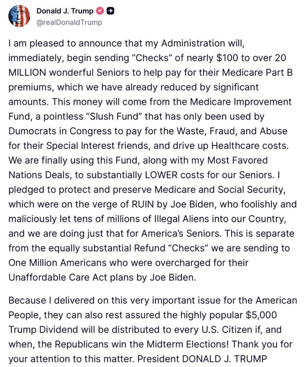 krassenstein's tweet photo. This is how you know Republicans are about to lose the midterms so badly. 

Trump is bribing voters illegally. https://t.co/NNifhf4Ini