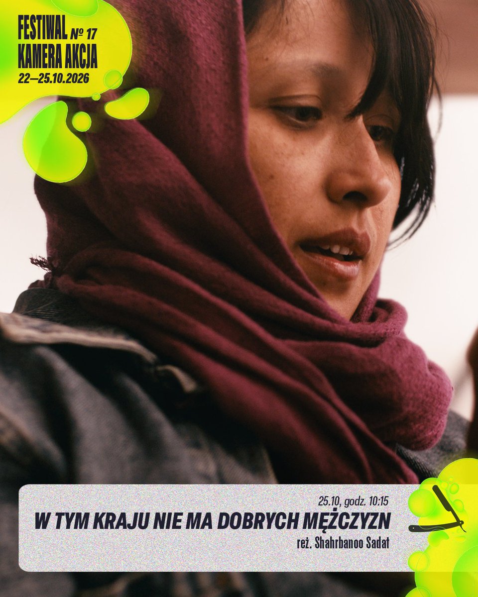 FestKameraAkcja's tweet photo. Czułość, która nie odpuszcza. Od Cannes po Oscary – przedpremierowe i premierowe pokazy na 17. FKA!

„Niespodziewane” reż. Ryûsuke Hamaguchi, „W tym kraju nie ma dobrych mężczyzn”, reż. Shahrbanoo Sadat oraz „Złudzenia z Yakushimy”, reż. Naomi Kawase w sekcji „Czułość” 17. FKA! https://t.co/5T1qfTczoc
