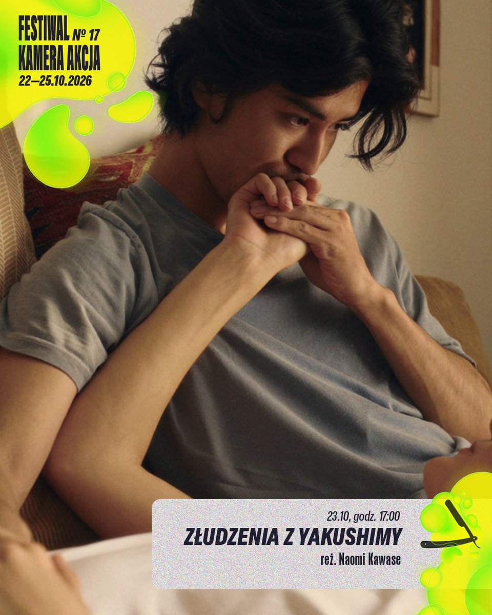 FestKameraAkcja's tweet photo. Czułość, która nie odpuszcza. Od Cannes po Oscary – przedpremierowe i premierowe pokazy na 17. FKA!

„Niespodziewane” reż. Ryûsuke Hamaguchi, „W tym kraju nie ma dobrych mężczyzn”, reż. Shahrbanoo Sadat oraz „Złudzenia z Yakushimy”, reż. Naomi Kawase w sekcji „Czułość” 17. FKA! https://t.co/5T1qfTczoc