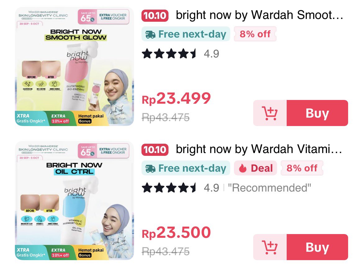 live_brightnow's tweet photo. weekend janlup belanja face wash nabila, girls!

🛒 https://t.co/aMm6D5pUhn https://t.co/9lu0X34kIH