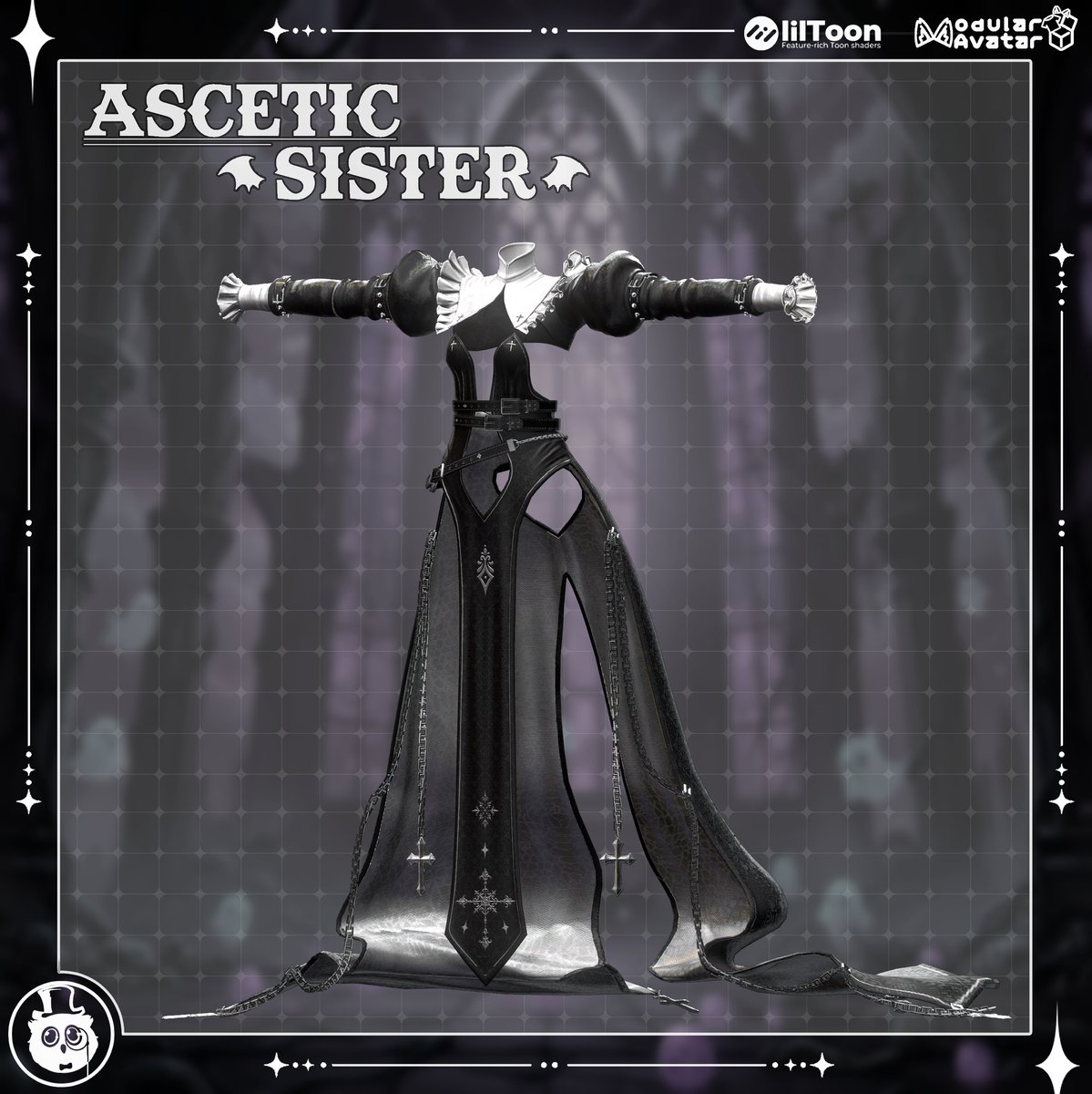 Pocogufo's tweet photo. 『-Gufo-'s New cloth』     
 ---Ascetic Sister---   

Link-https://t.co/cQSVJPnNZR 

📅--10月03日から10月10日まで、販売記念セール!--  

フルセット--2950円->1950円    
単品--1550円->990円    

以前から作りたかったシスターの衣装を作ってみました https://t.co/gyKQ1GRdIh