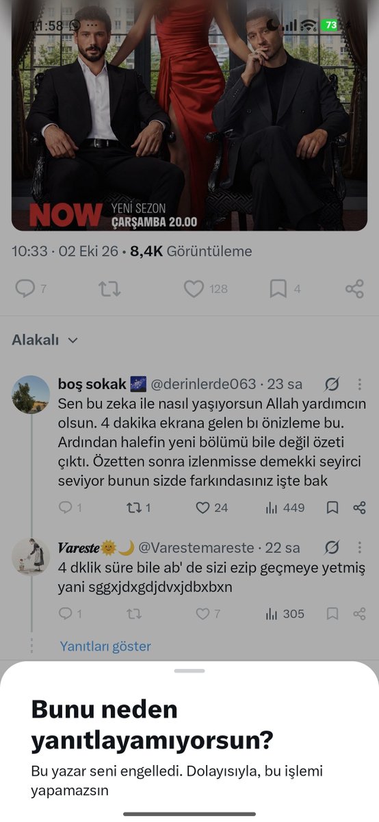 derinlerde063's tweet photo. @jesuismaram Aynısını yapmış banada akelldmamdwks https://t.co/Bj5vYUpOe3