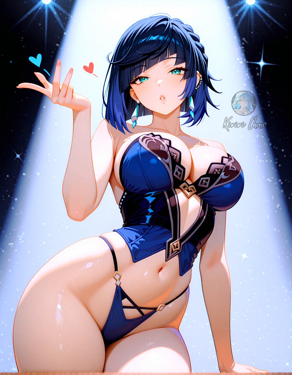 Kiriri_AIArts's tweet photo. Yelan &amp; Kafka's Bustier Outfit❤️

#GenshinImpact #HonkaiStarRail https://t.co/bhqi4iE8rv