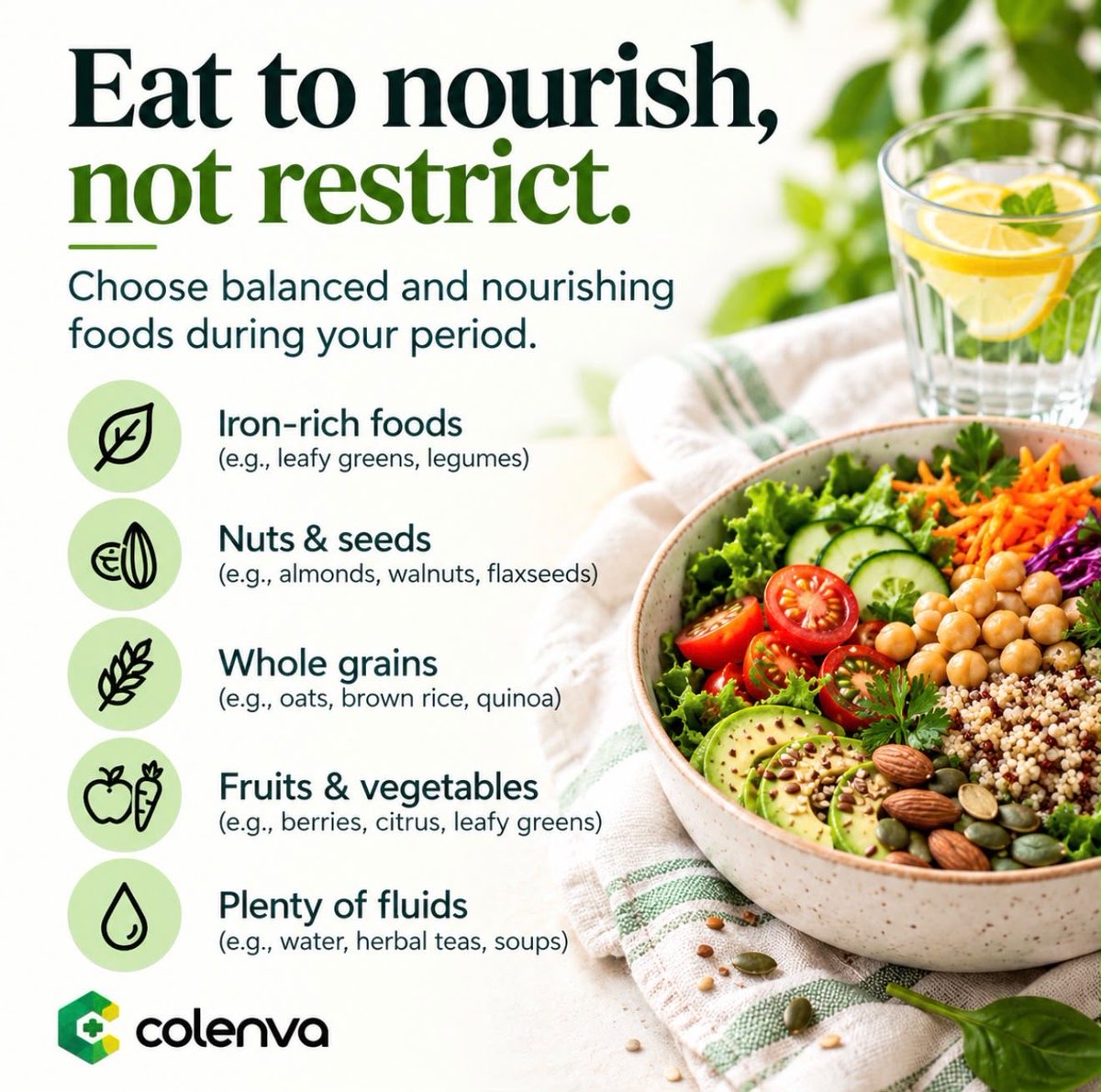 colenvaglobal's tweet photo. Your period is more than just a cycle — it’s a part of your overall well-being. 🌿

At Colenva, we believe women’s wellness is about understanding your body, listening to its needs, and caring for yourself through every cycle. 

#Colenva #MenstrualWellness #WomensHealth https://t.co/NrbEuU846T