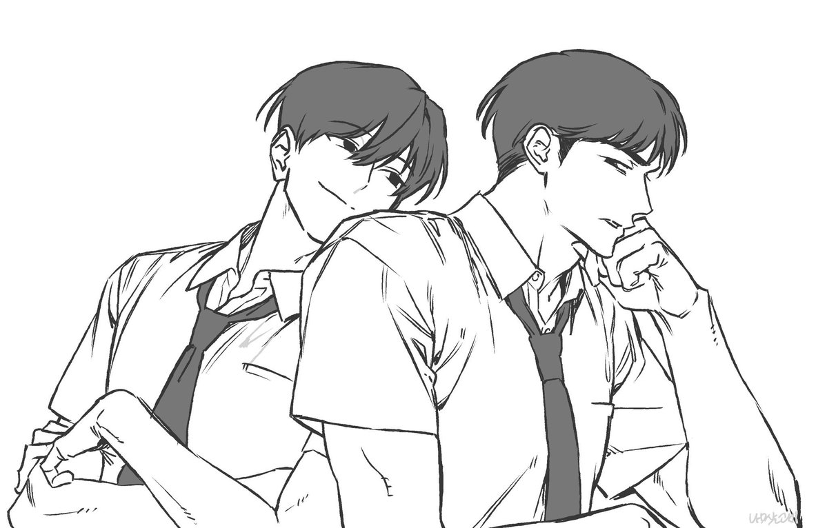 gogomy15's tweet photo. 정말 좋아하는 분의 커미션들입니다... (cp가 교차한다) https://t.co/Ki6RY2KGLE