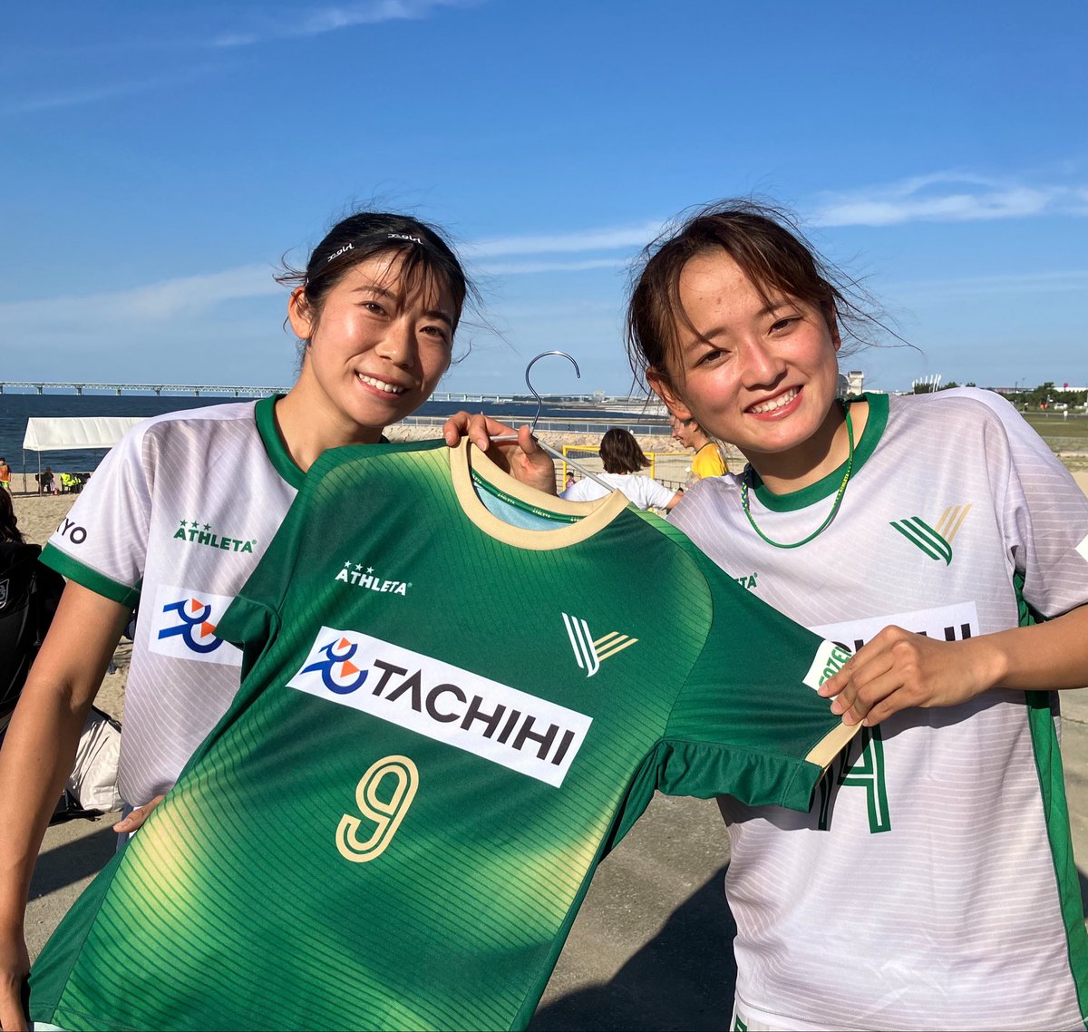 higashikawa_70's tweet photo. 東京ヴェルディプライアナBS
無事予選通過！

明日は決勝トーナメント
日本一目指してがんばろう！💪🏽🔥
#verdy #verdyfamily #ビーチサッカー https://t.co/p6sG4ADHVu
