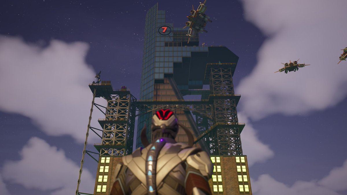 CorruptedSeven's tweet photo. "SEVEN TOWER"📡
#Fortnite #Fortography #TheSeven https://t.co/yPdyR2pP10