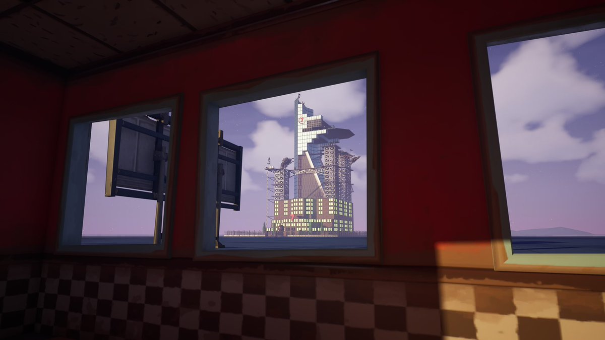 CorruptedSeven's tweet photo. "SEVEN TOWER"📡
#Fortnite #Fortography #TheSeven https://t.co/yPdyR2pP10