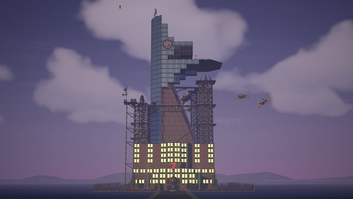 CorruptedSeven's tweet photo. "SEVEN TOWER"📡
#Fortnite #Fortography #TheSeven https://t.co/yPdyR2pP10