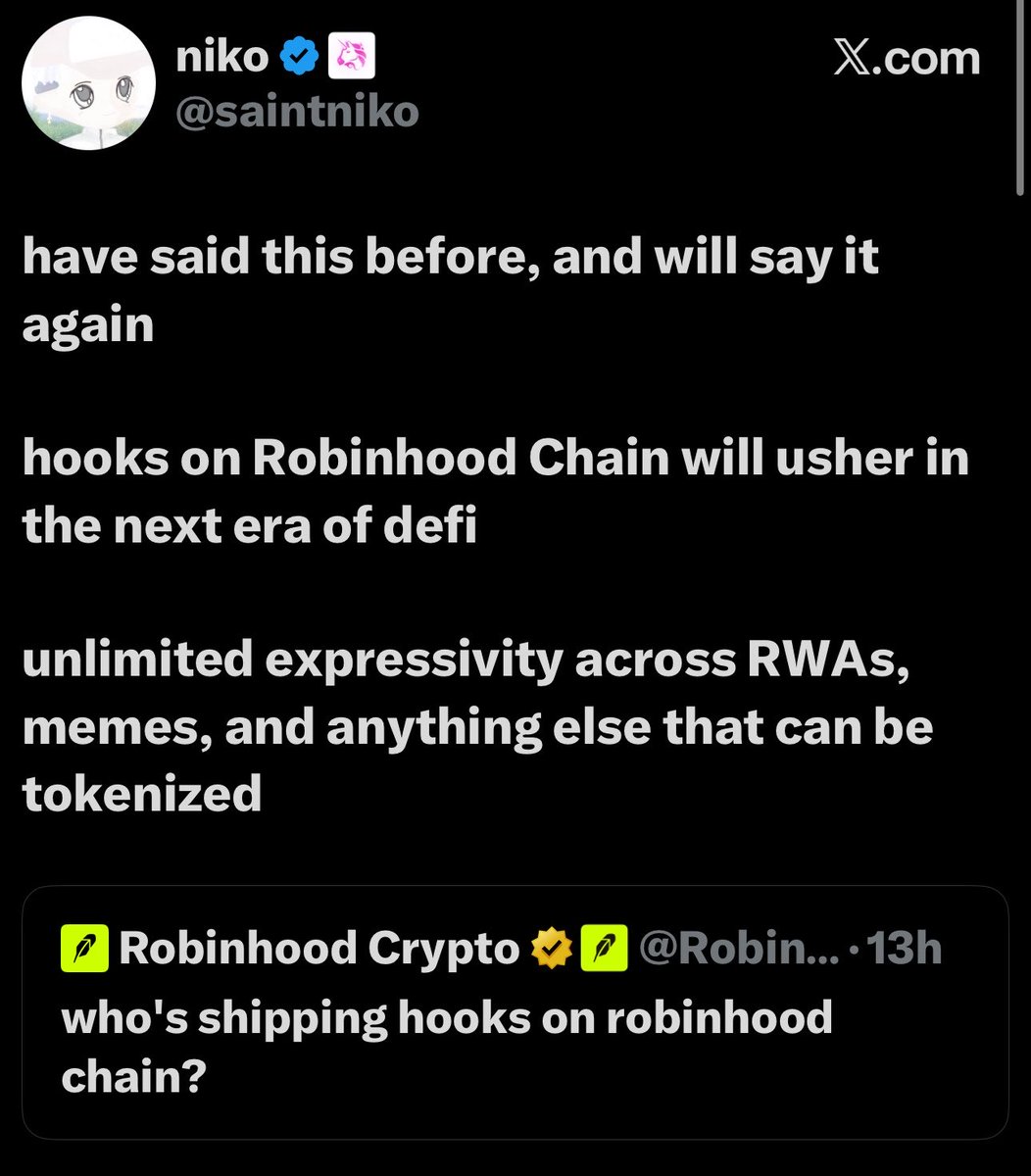 funnymoneycap's tweet photo. everyone is talking about hooks on robinhood chain.

@RobinhoodCrypto, @Uniswap, @JohannKerbrat.

now look at $FRONG. 🐸

one of the biggest memes on @TradePools, built on Uniswap v4.

every trade helps grow locked liquidity and funds buybacks and burns.

the biggest names are bringing attention to the technology, but most people still haven’t discovered $FRONG.

imagine what happens when more people start paying attention.

we’re still early.

not $FRONG, but early. 🐸